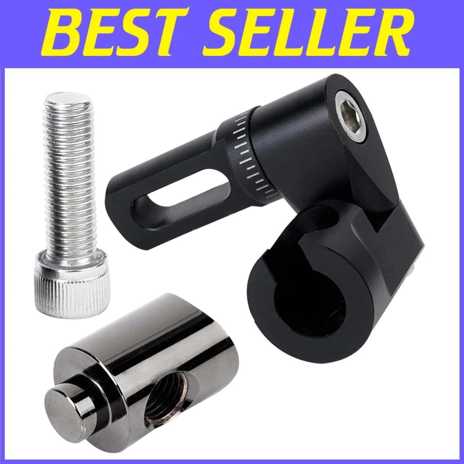 Adjustable Single Side V-Bar Mount with Quick Disconnect for Bow Stabilization-~