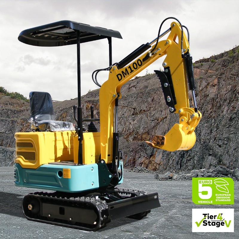 1-ton mini excavator, 13.5 horsepower, self-pickup goods.