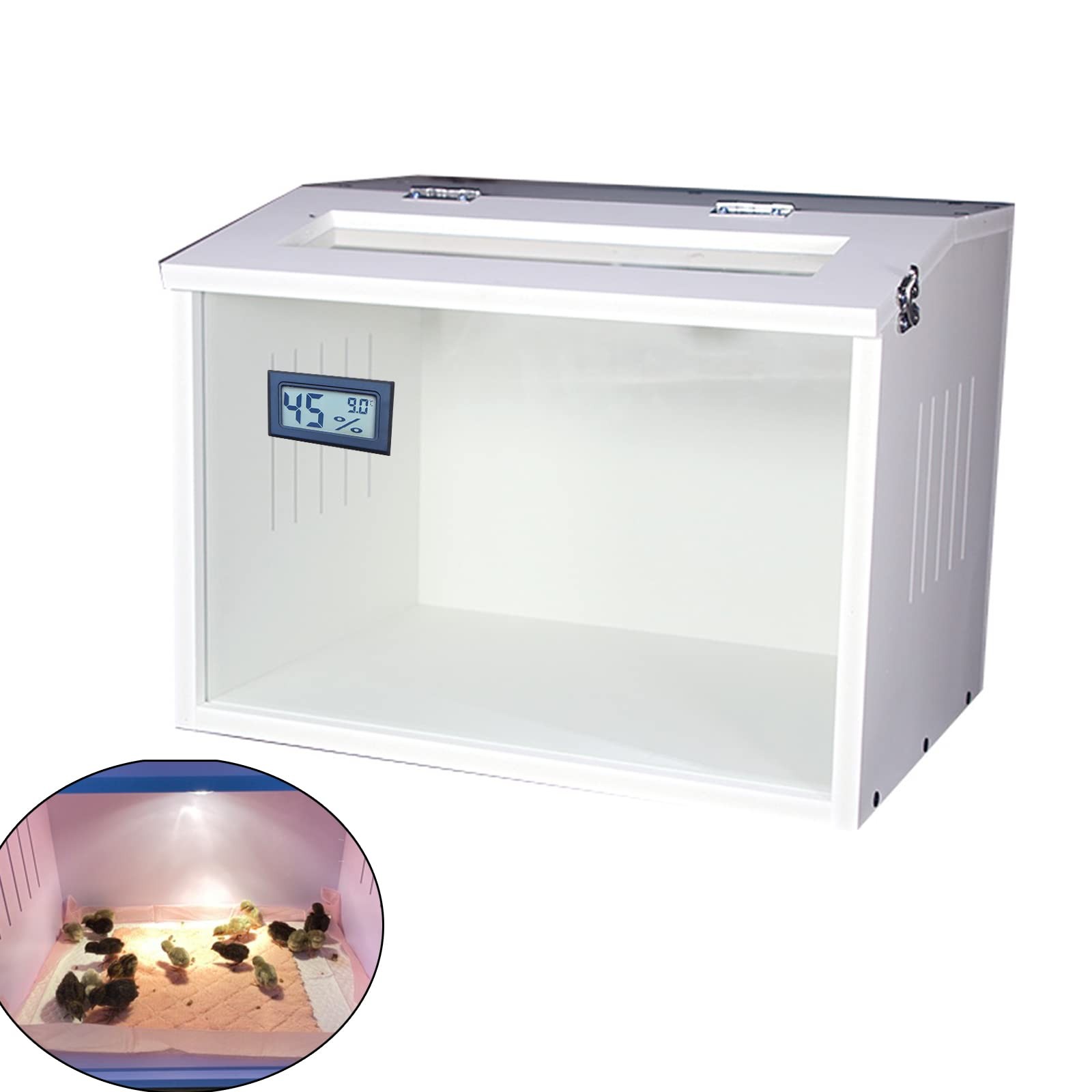 Chick Brooder Heating Brooding Box -Chicken Brooder Warms Up to 10-15 Newborn...