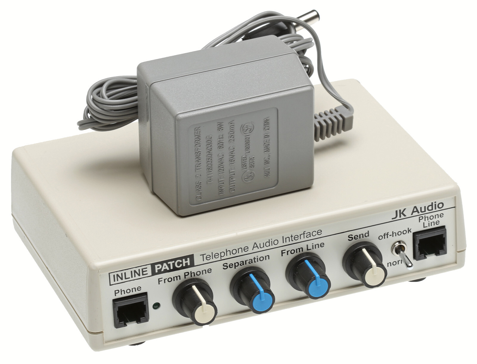 JK Audio Inline Phone Line Patch POTS Telco Audio Send Receive Interface IFB