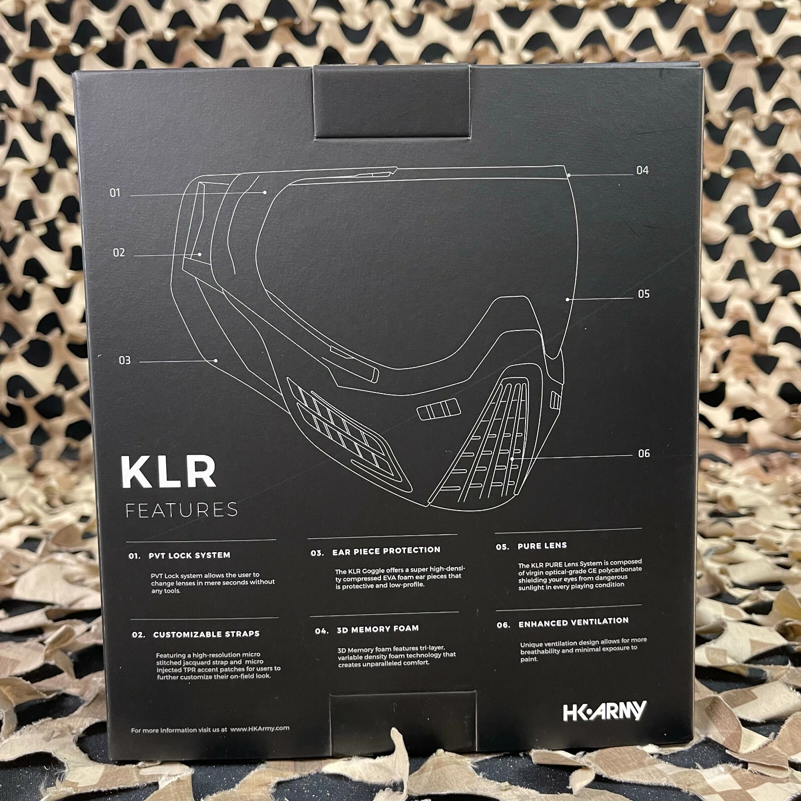 NEW HK Army KLR Paintball Mask - Murder (77802002)