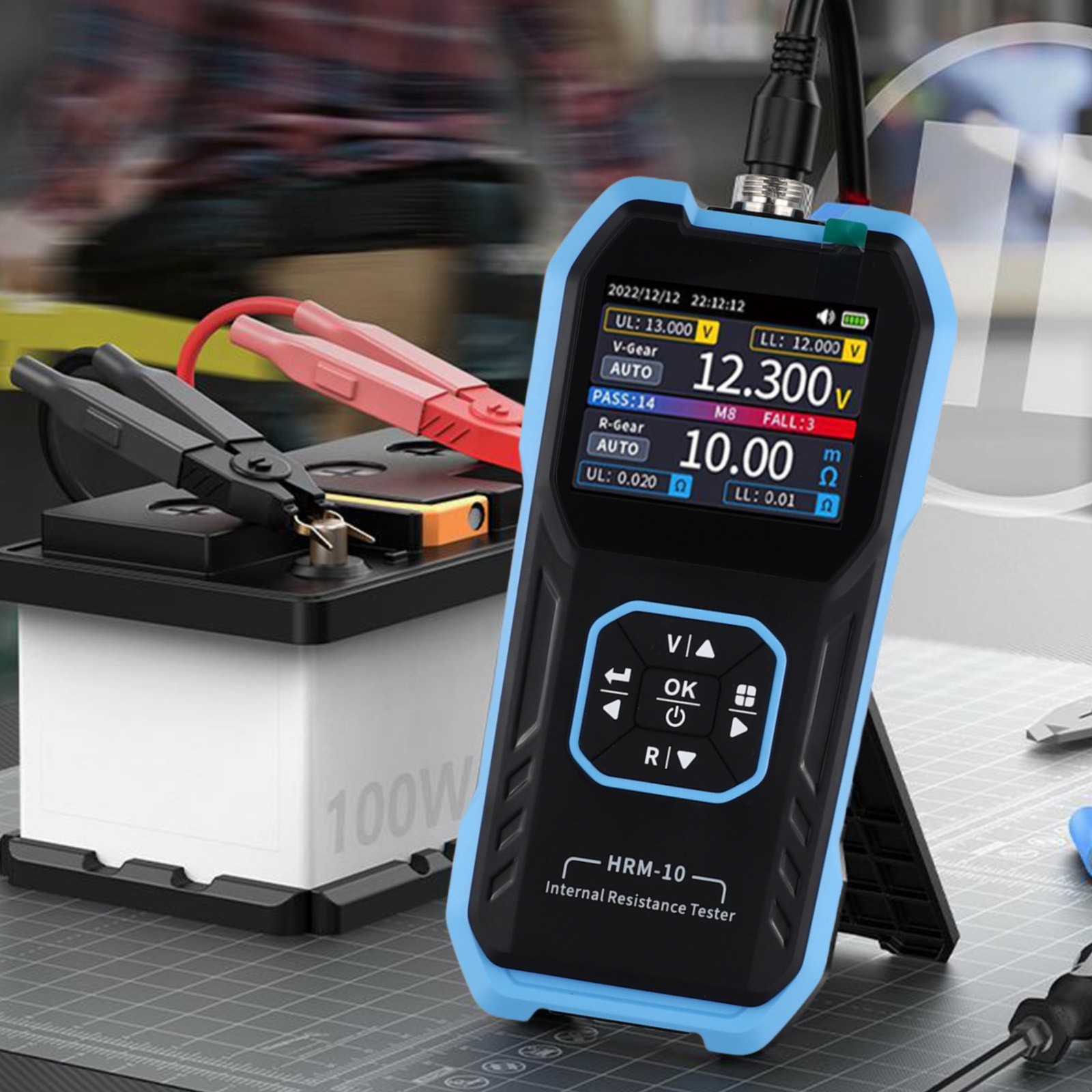 Internal Resistance Meter with Automatic Shutdown Mode for Convenience
