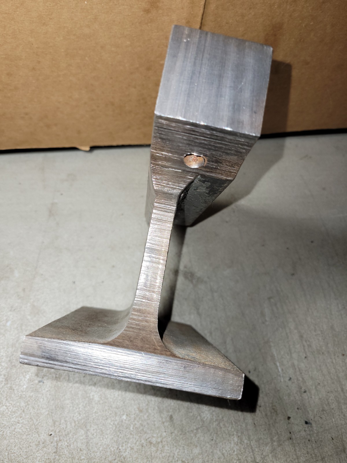 Vintage User/Artisan made bench top anvil 15 pound blacksmithing tool