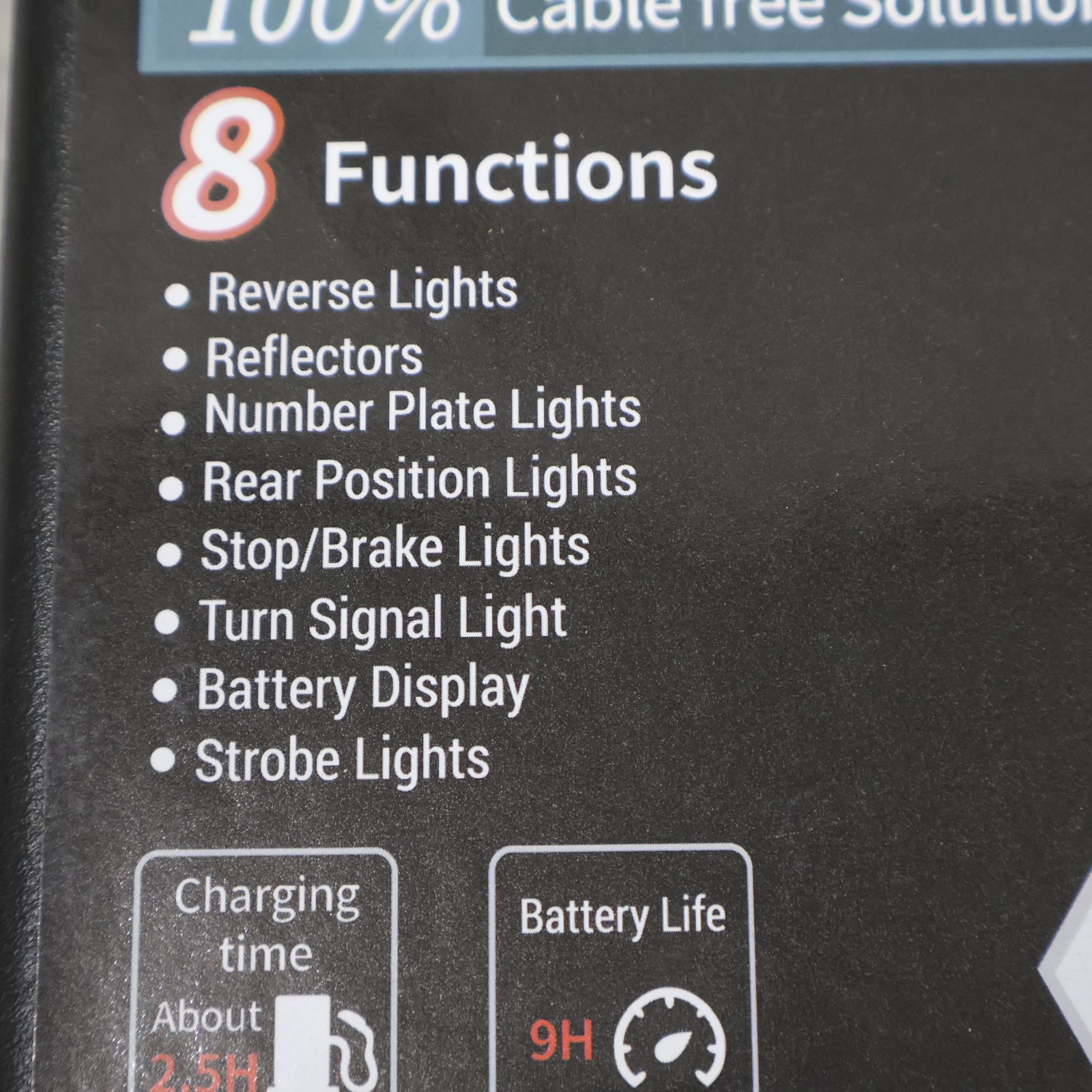 Wireless Trailer Lights Stop, Reverse, Turn, Strobe 7 Blade Connector