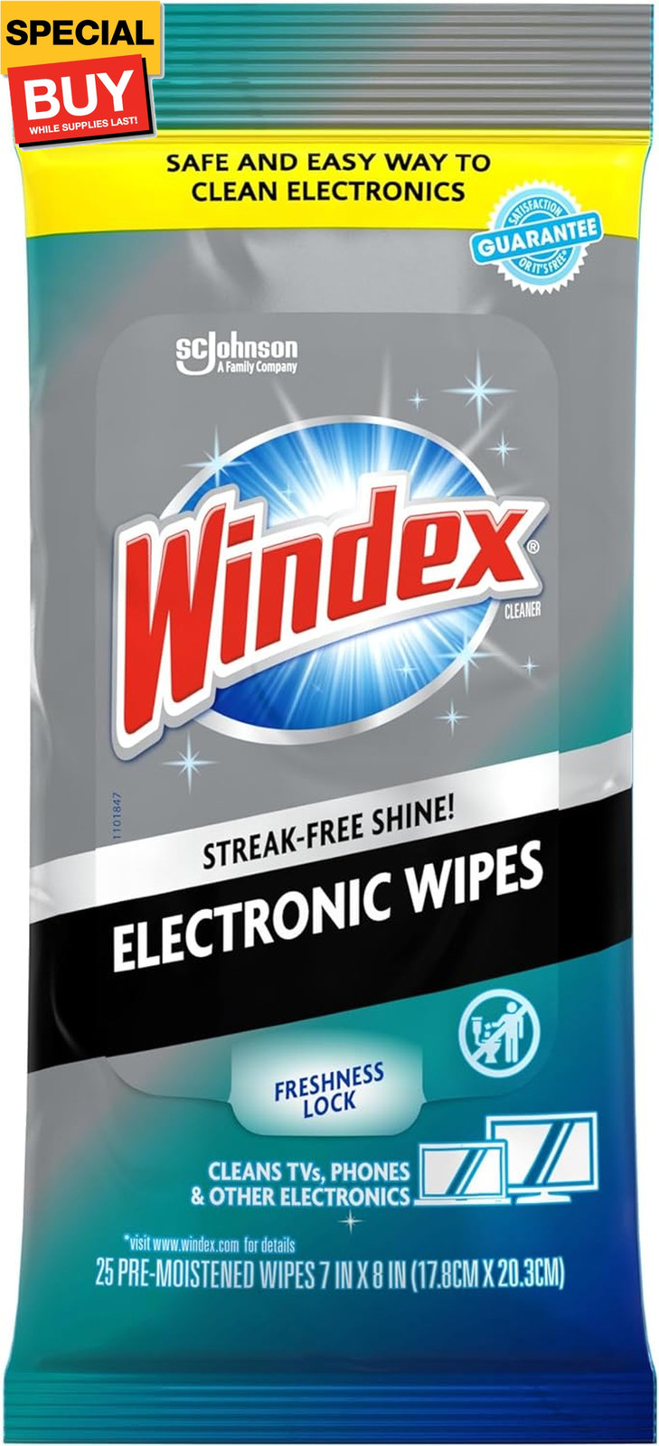 Electronic Cleaning Wipes, Pre-Moistened Screen Wipes for TVs, Phones, and Other