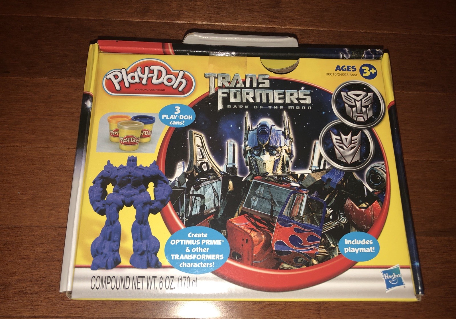 2011 Transformers Dark of the Moon Play-Doh Set New Free Shipping