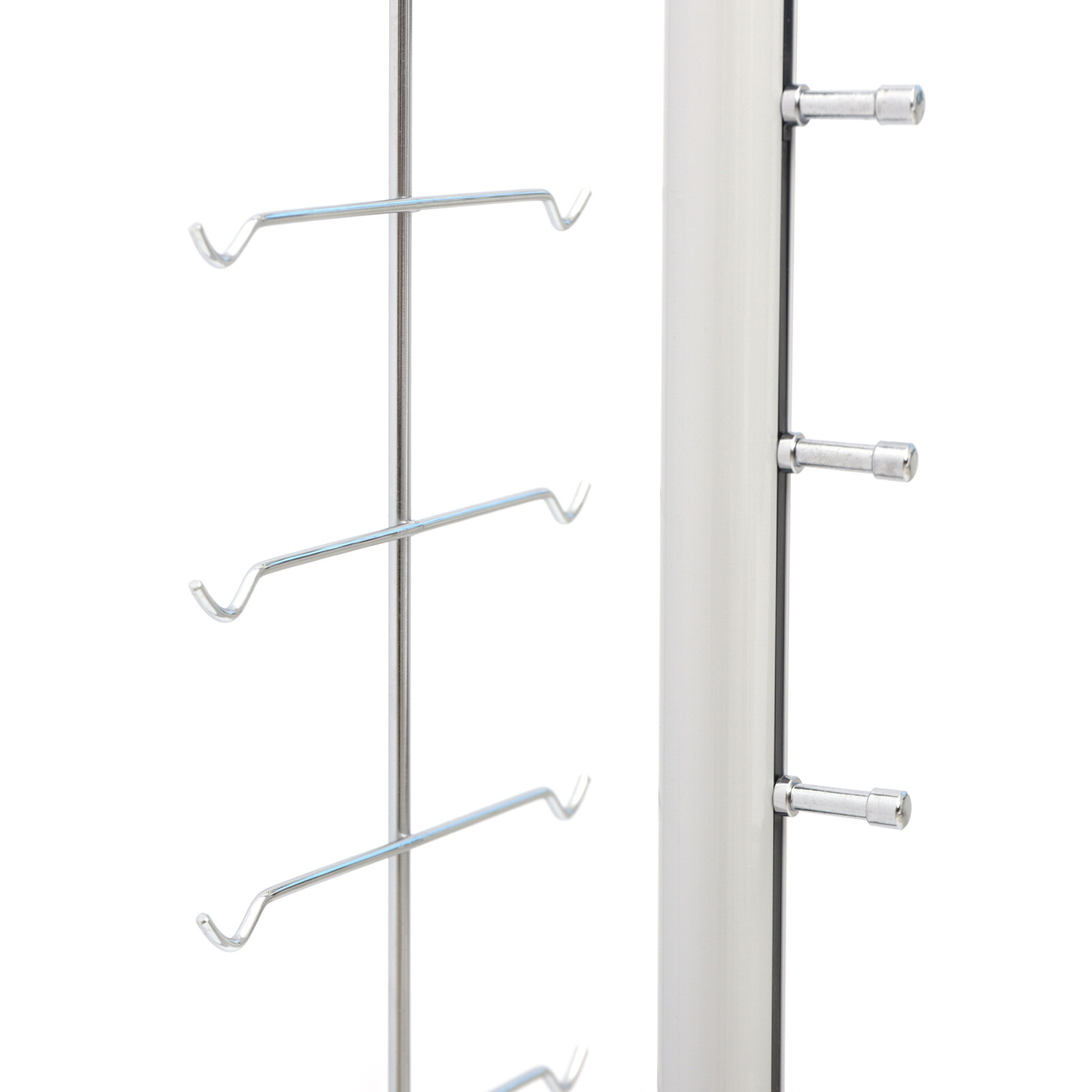 10 Pcs Aluminium Lockable Eyewear Eyeglasses Sunglasses Display Rod Frame Rack