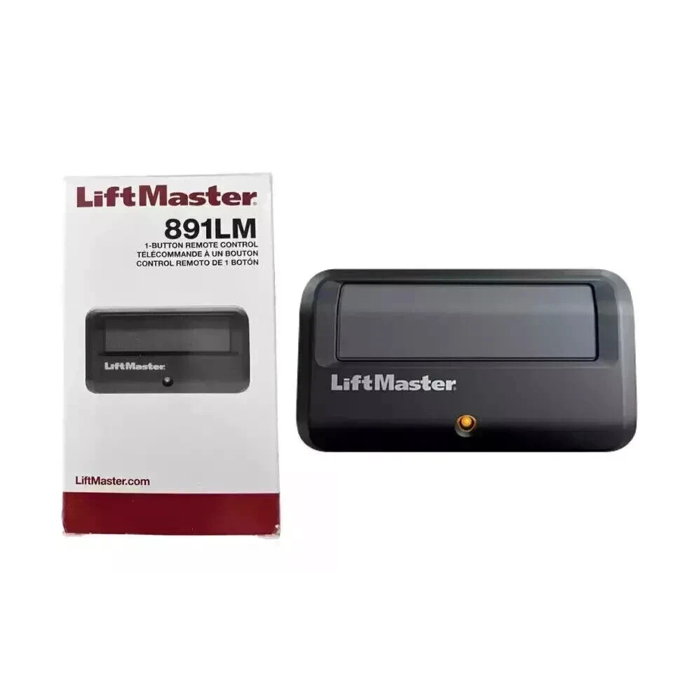 2 Pack LiftMaster 891LM 1 Button Garage Door Opener Remote Control