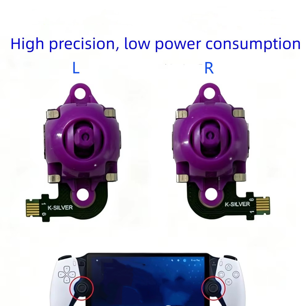 1Pair Hall Effect TMR Joystick for PS5 Portal for PSVR2 Capacitive Thumb Stick