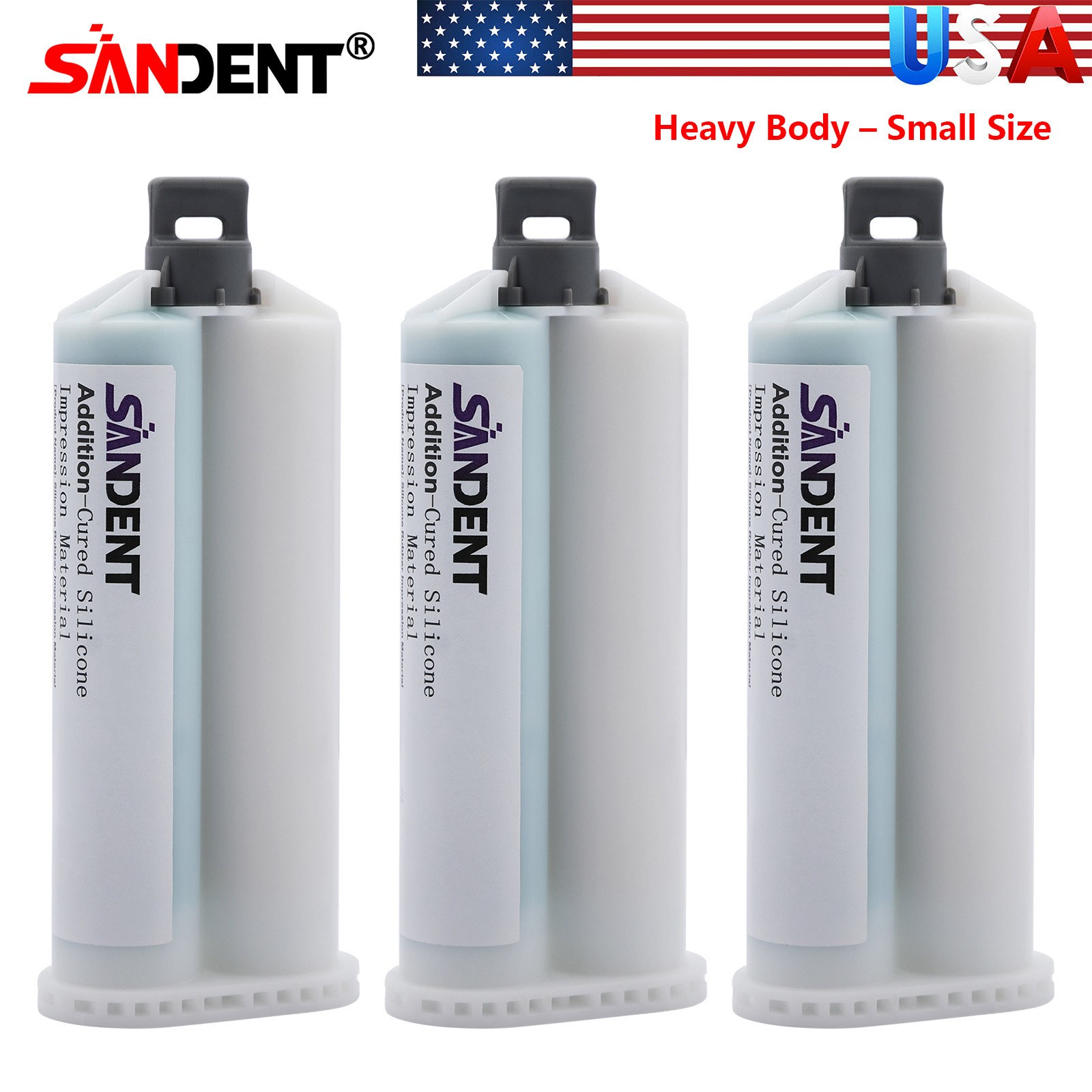 3* Dental VPS Impression Material Heavy Body Fast Set Silicone PVS 50mL+ 5 Tips