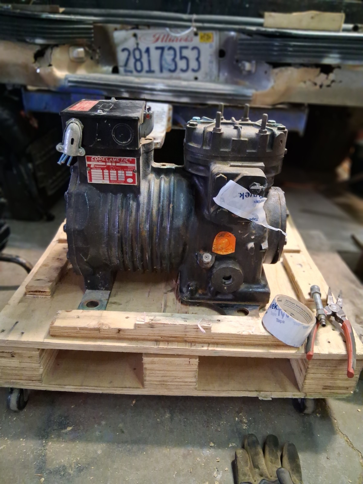 2 Copeland copelamtic compressors phase 3