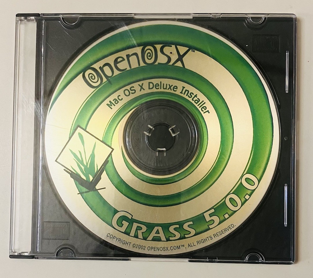 OpenOSX GRASS 5.0 Mac OS X GIS Mapping Software Deluxe Installer CD