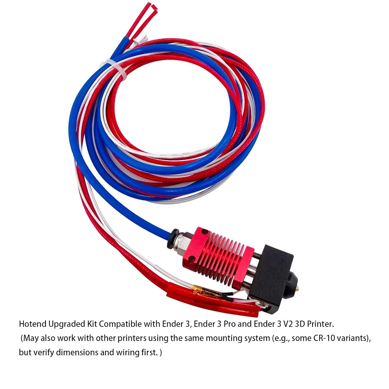 Ender 3 v2 Hotend Upgrade, Assembled Extruder MK8 HotEnd Kit 3D Printer Hot e...