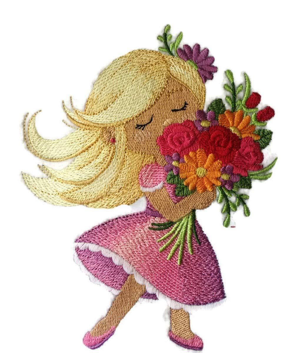 Nature Weaved in Threads, Amazing Baby Bouquet Beauty] Custom and Unique] Embroi