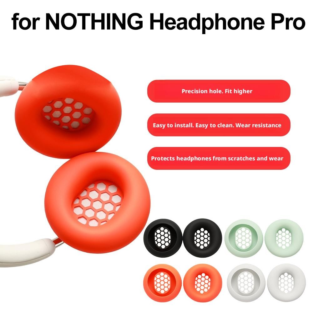 for CMF by NOTHING Headphone Pro Headphone Protective Case, Soft Silicone S K7R6