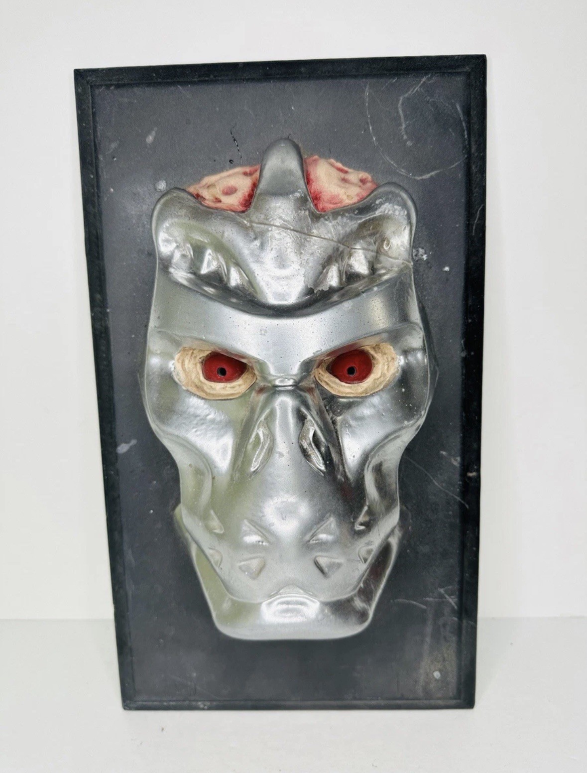 Vintage Jason X Hand Made Mask Wall plaque ￼Rare Friday The 13th Horror Monster