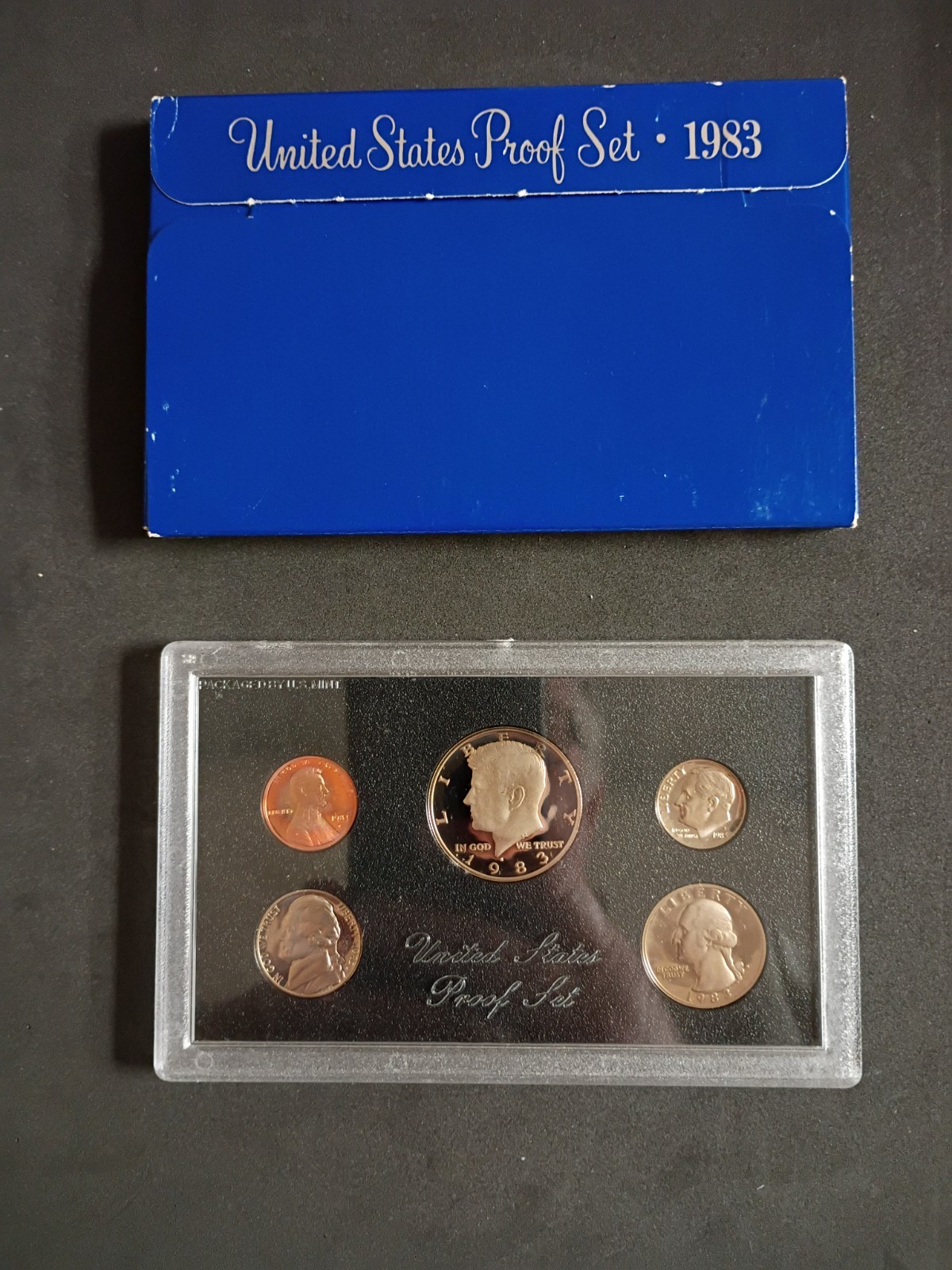 1983 United States proof set with original box