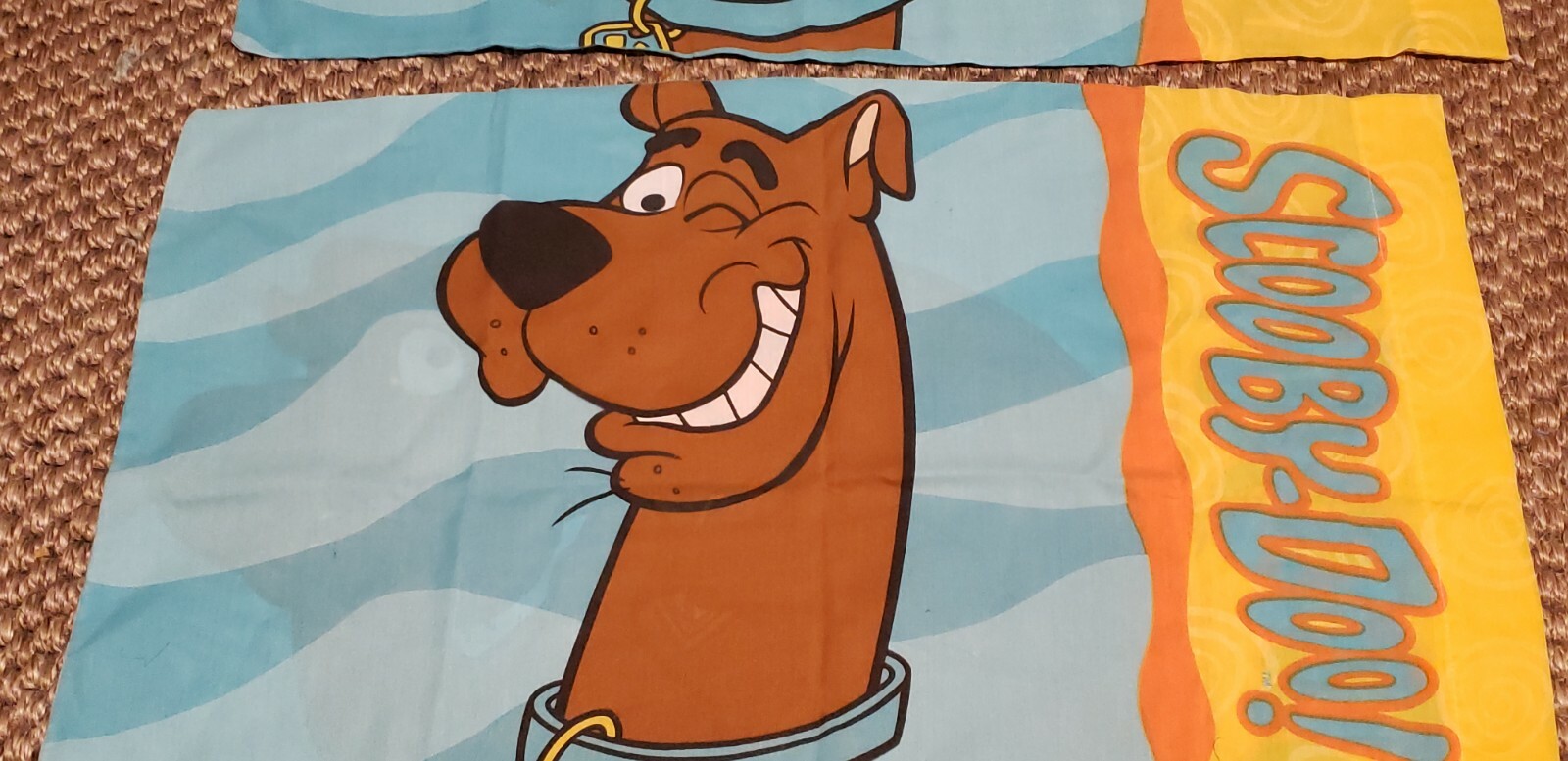 VTG Scooby Doo The Bibb Company Pillow Cases lot of 2 HANNA BARBERA