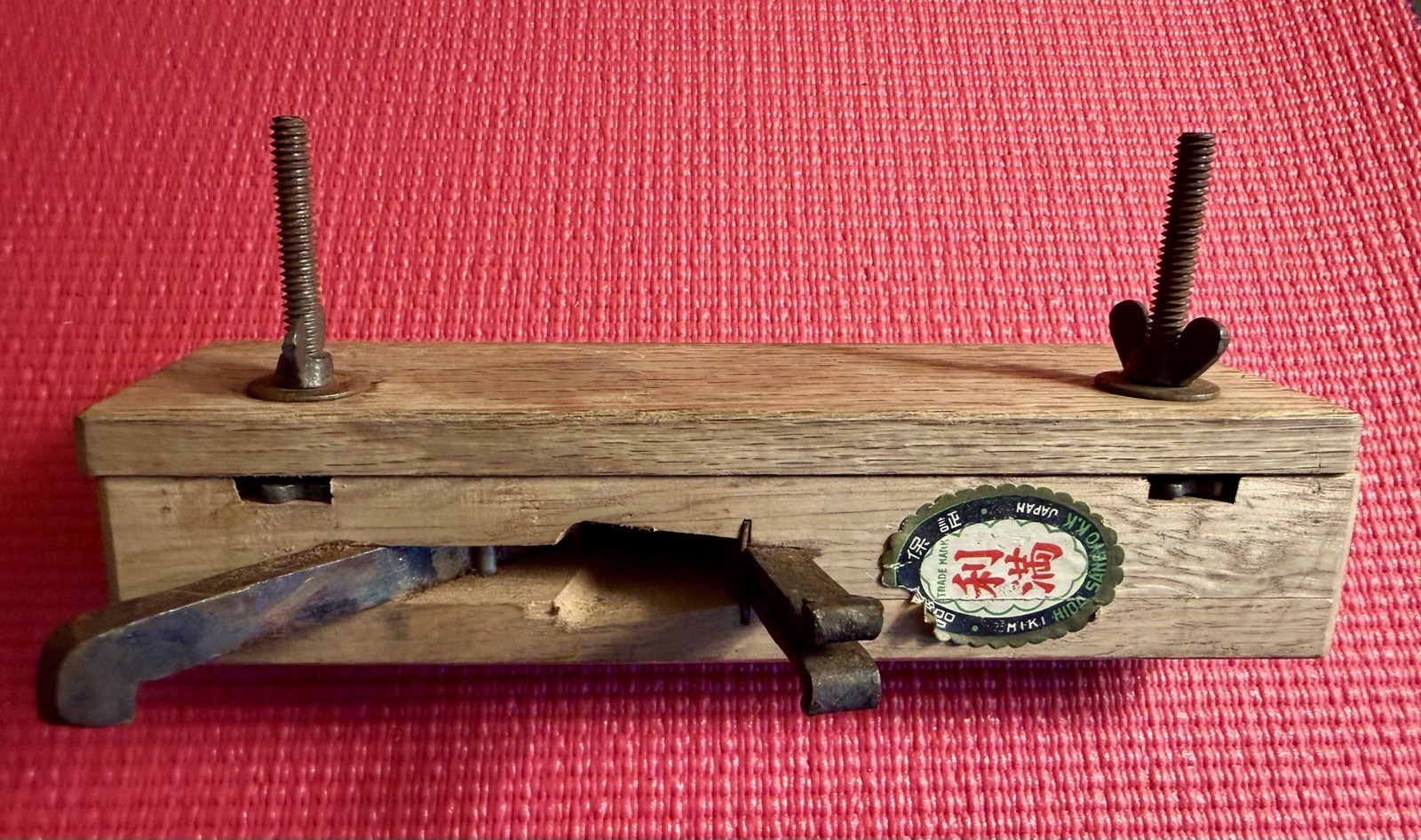 Japanese Adjustable Grooving Plane Wooden Carpenter Tool