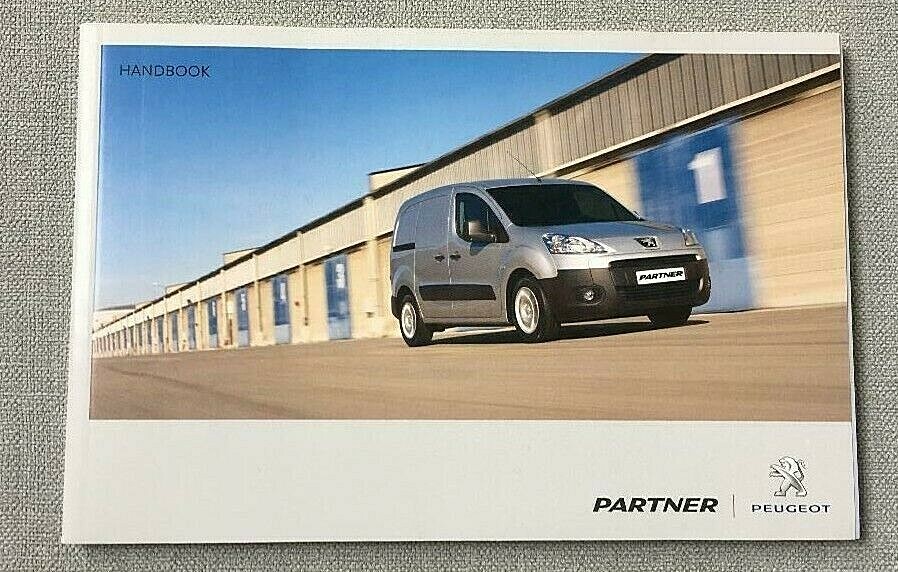 PEUGEOT PARTNER OWNERS MANUAL OWNERS GUIDE HANDBOOK 2008-2012