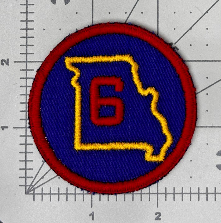 1942-1947 Missouri State Guard 6th Regiment Twill Patch Inv# K1987