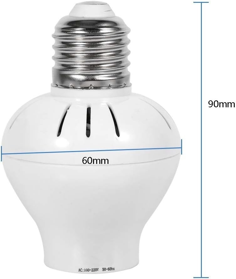 E27 Microwave Radar PIR Motion Sensor LED Light Bulb Switch Socket Lamp Hold