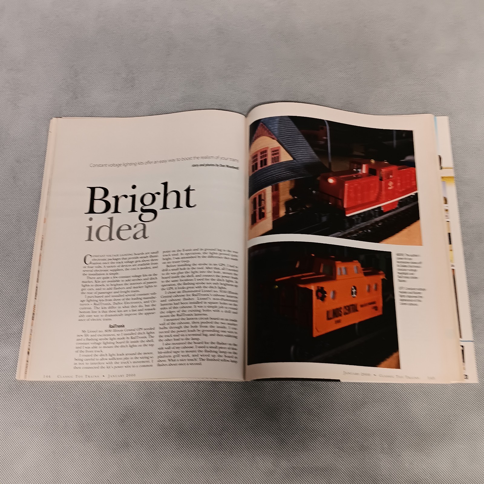 Classic Toy Trains Magazine January 2000