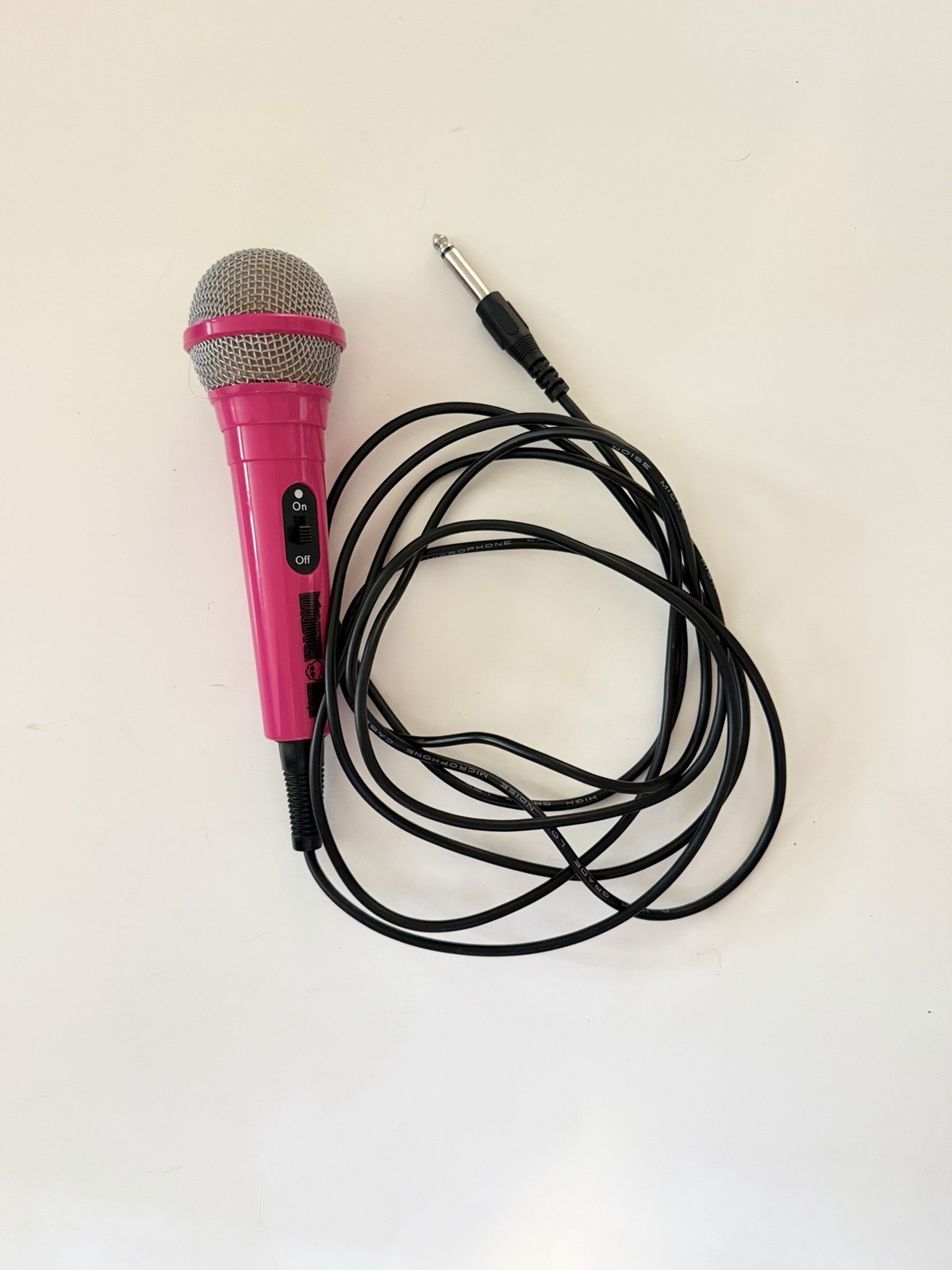 Monster High Disco Party CD Player Karaoke Machine Tested Missing Mic Knob