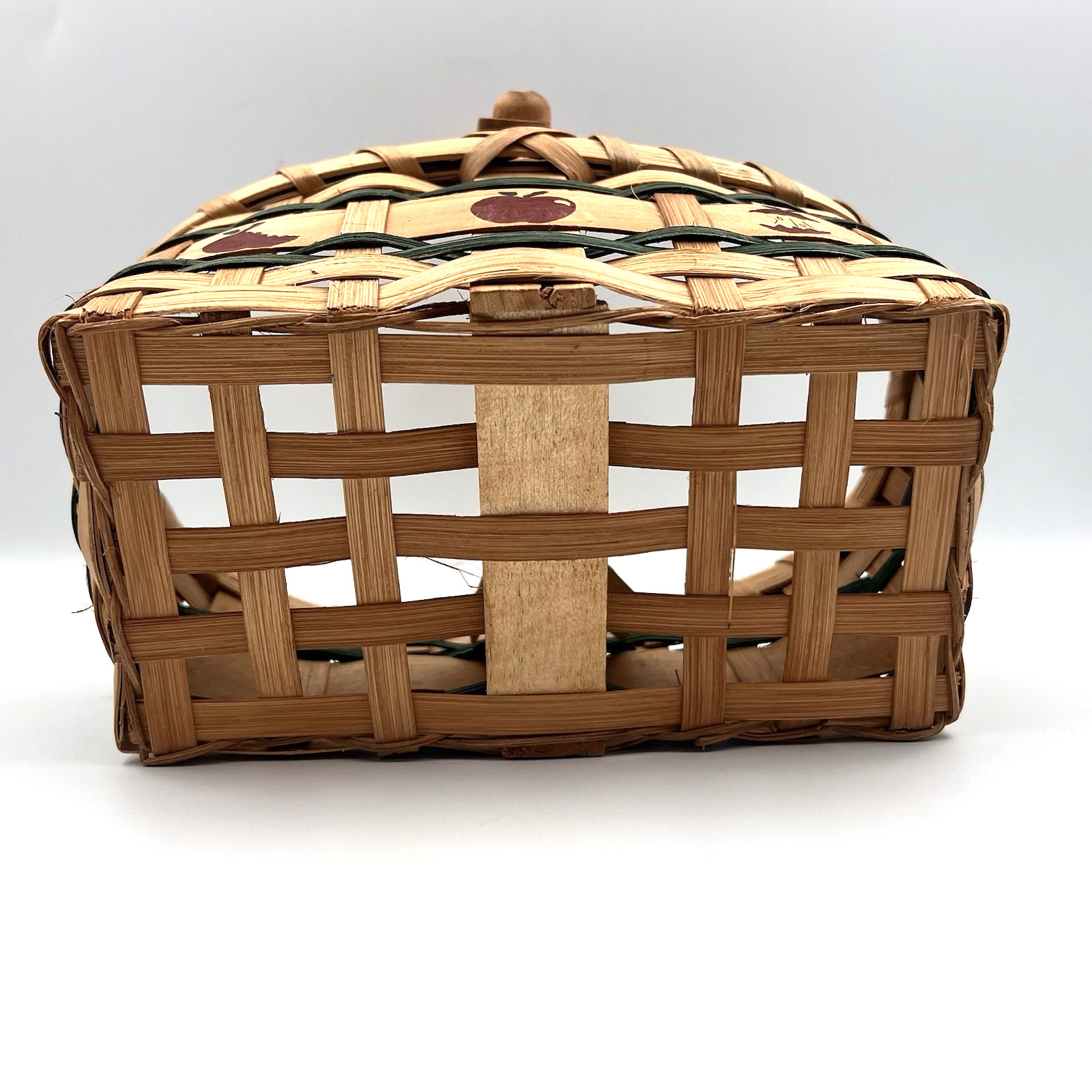 Primitive Apple woven Basket Decor Cottagecore Crazy Mountain