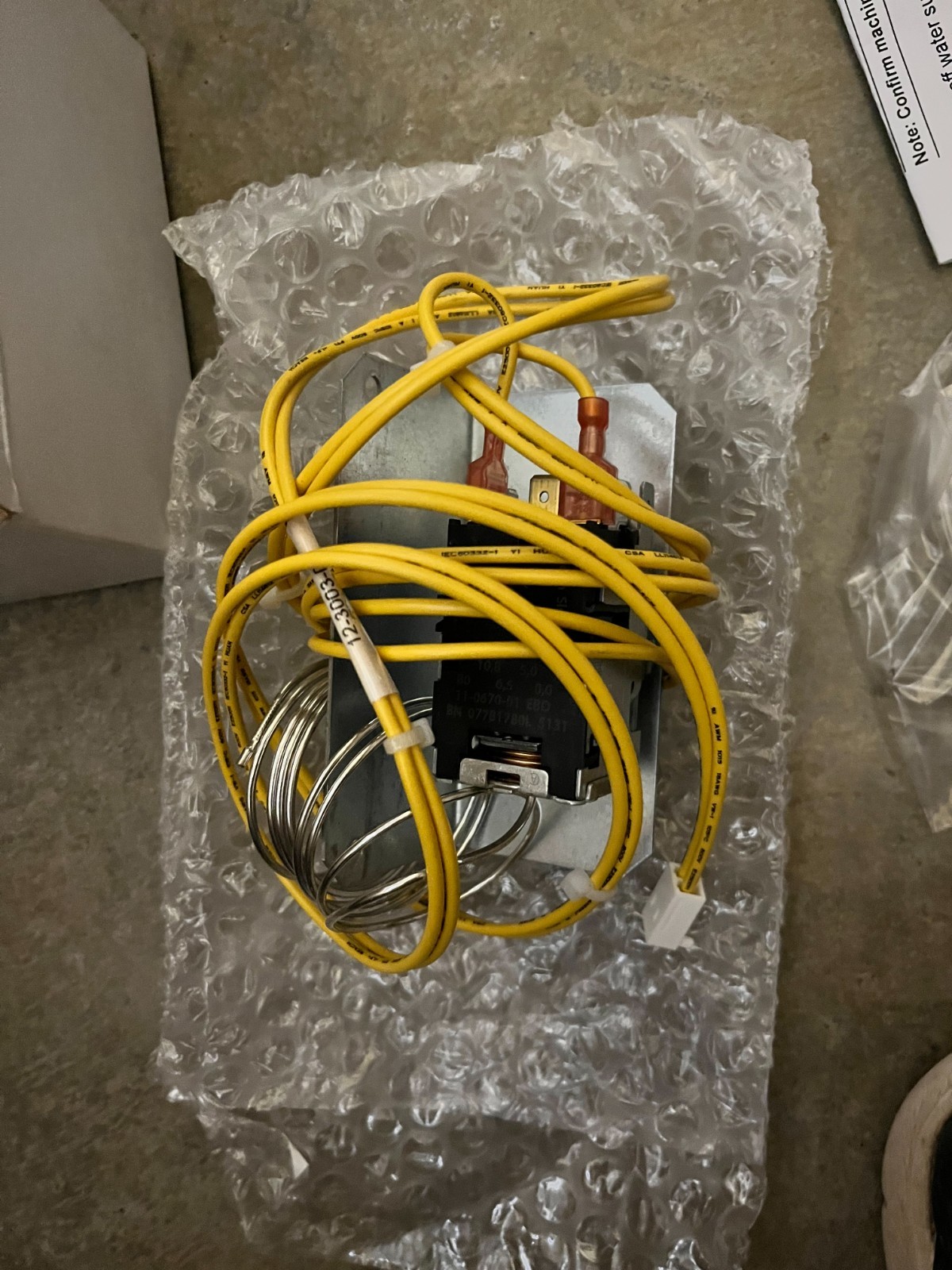 Scotsman Brand A42077-001 /BIN STAT SERVICE KIT/