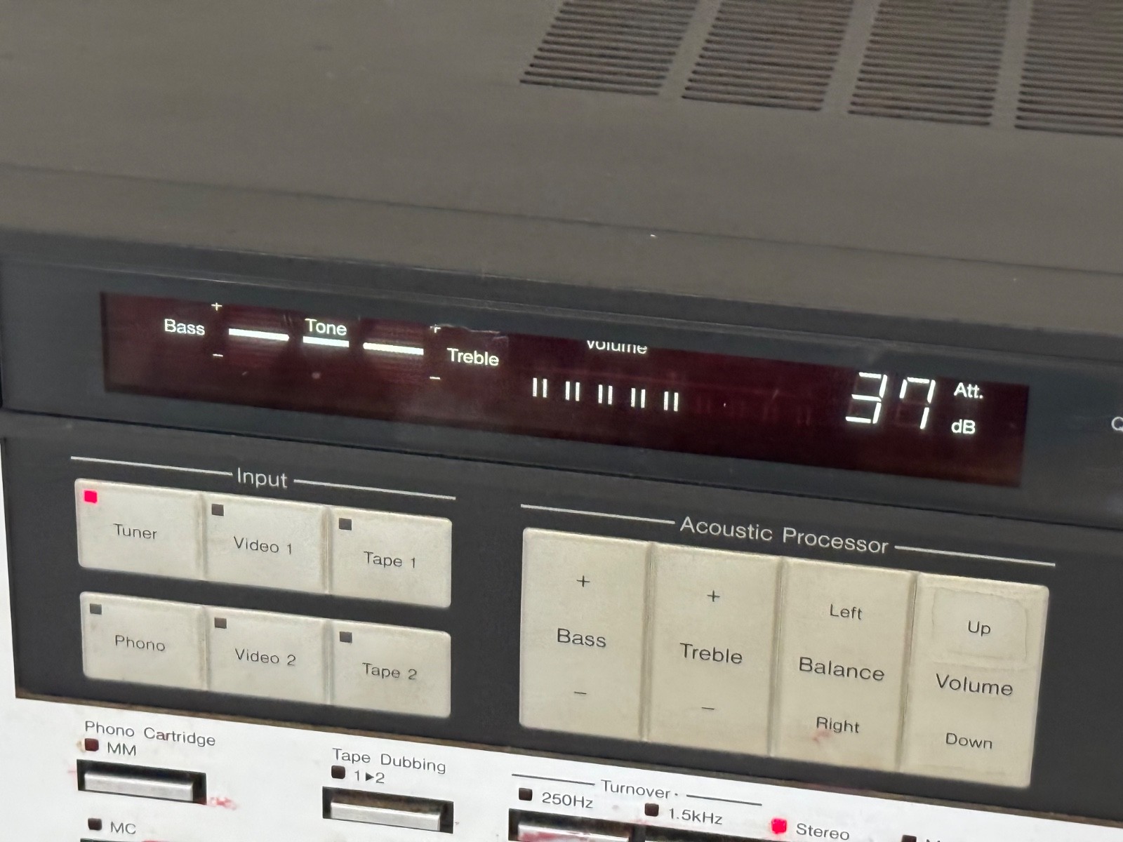 MCS Modular Component Systems AM/FM Tuner Stereo Receiver Model 3265 Sold AS-IS