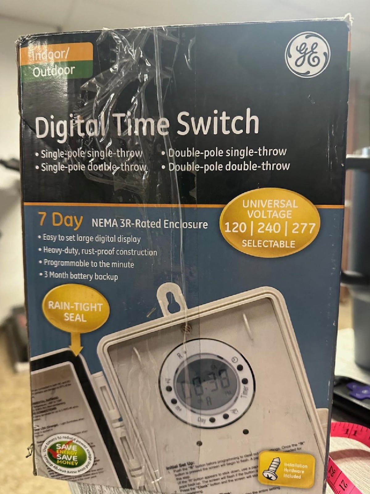 GE INDOOR/OUTDOOR DIGITAL TIME SWITCH  15132
