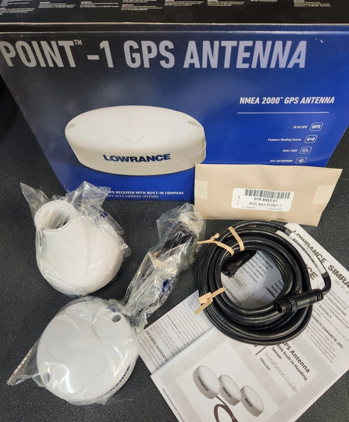 Lowrance Point-1 GPS/Heading Antenna Module 000-11047-002