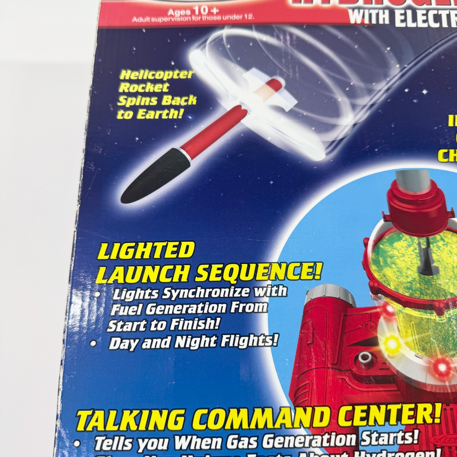 Estes Hydrogen Rocket Set Talking Electronic Command Center 1863 2007 Open Box