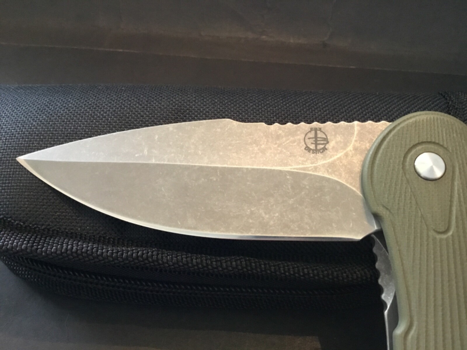 Custom Todd Begg Field Grade Bodega Flipper Folder Folding Knife