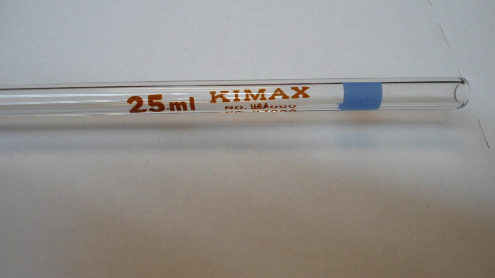 Kimax Safe Gard Lab Glass 37000 Volumetric Pipet 25ml NEW
