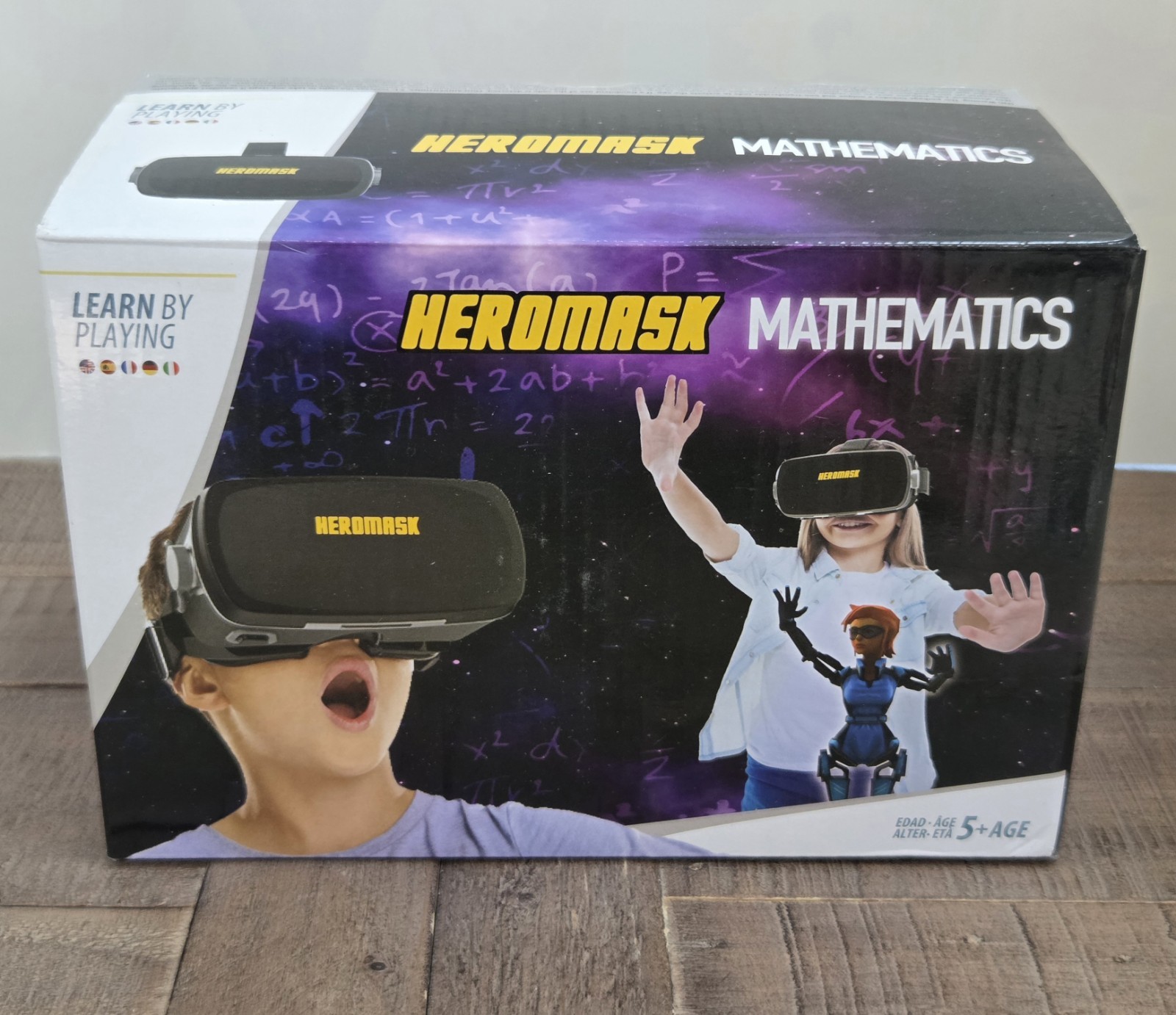 Heromask Mathematics VR Headset Virtual Math Games Age 5+