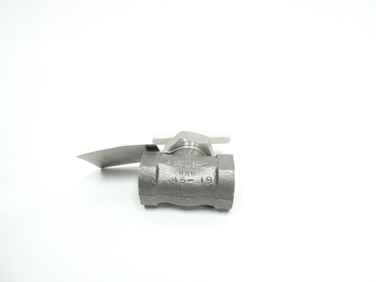 Kerotest D-4PSW-24S Manual Stainless Needle Valve 2580psi 1/2in Socket Weld
