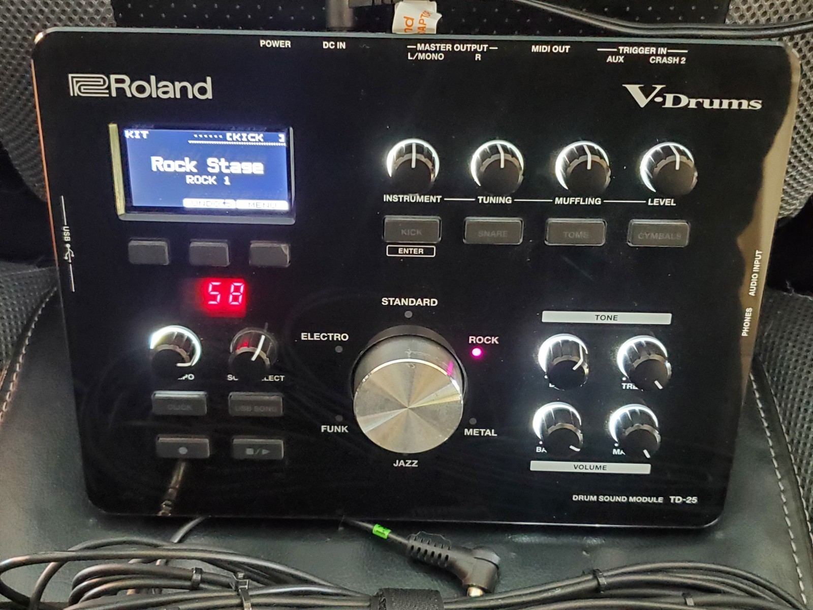 Roland TD-25 VDrum Module Brain