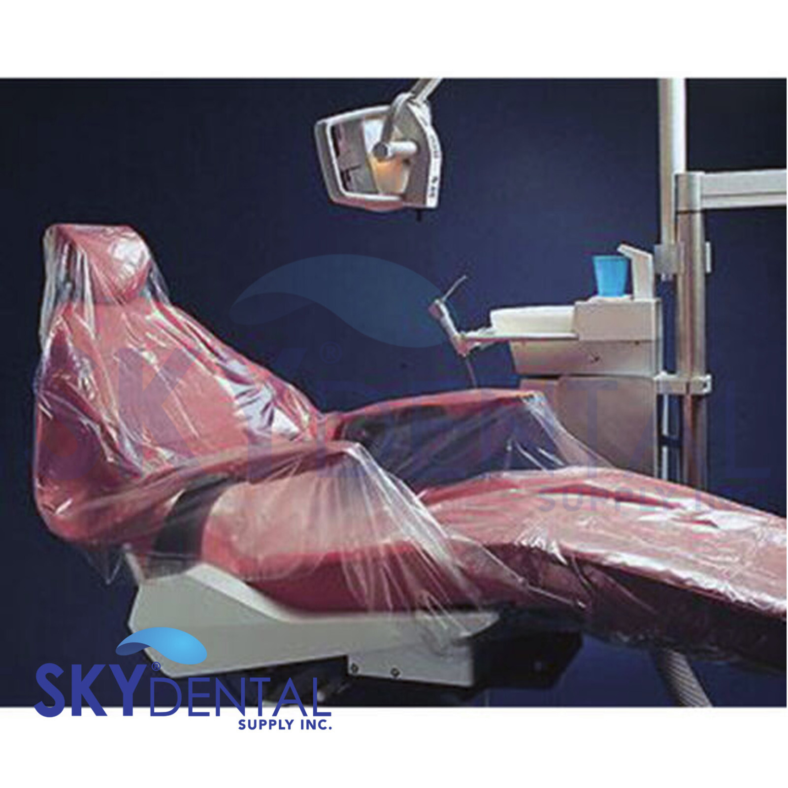 150x Dental Chair Cover Clear Plastic Sleeves 48" x 56" Top Quality