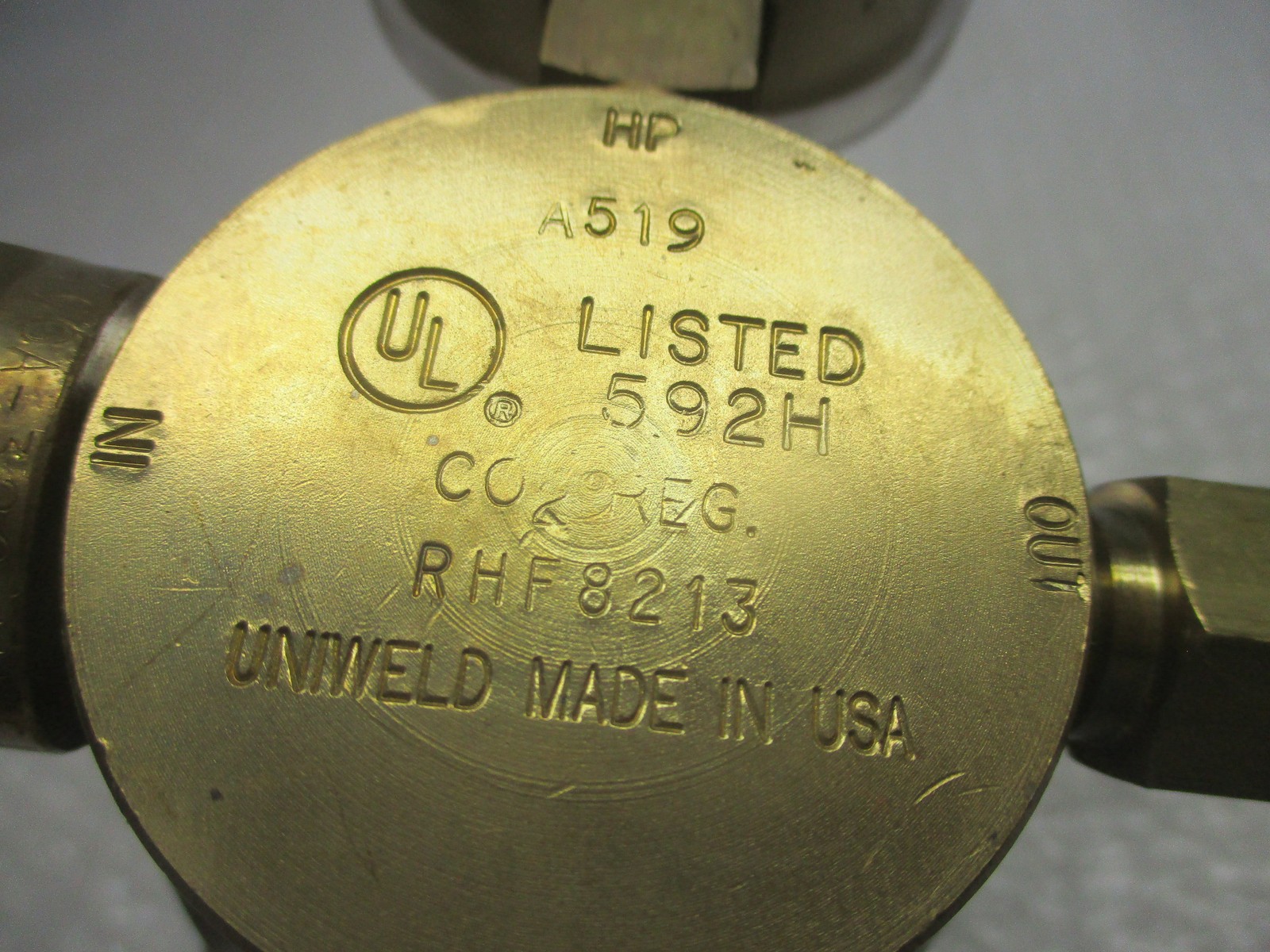 UNIWELD RHF8213 GAUGE REGULATOR NSNP