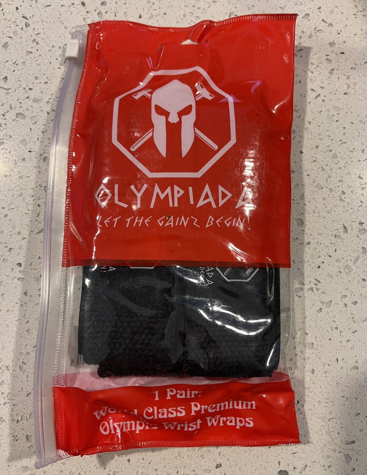 1 Pair Olympiada World Class Premium Olympic Wrist Wraps