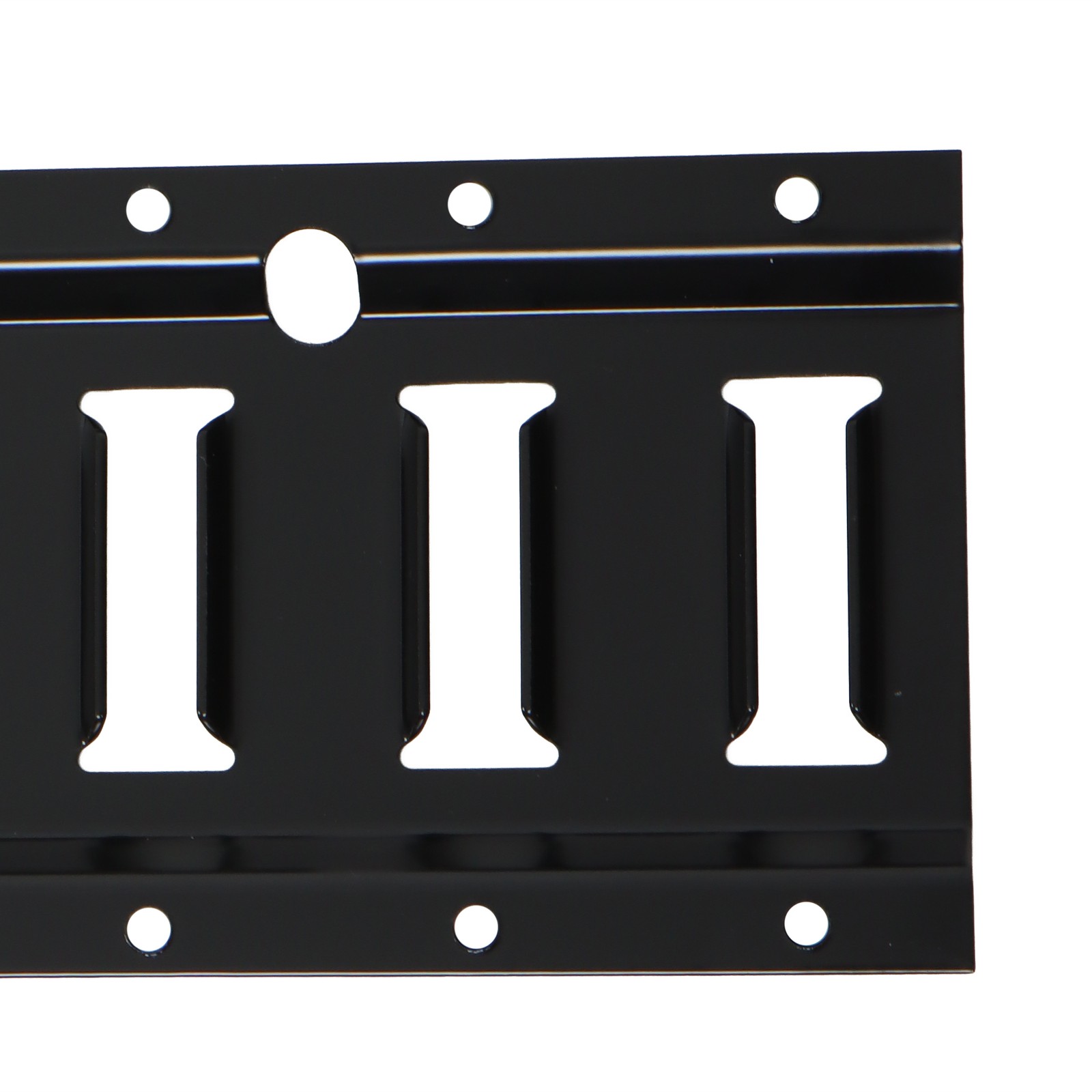 Labwork 4 Pack 6' E Track Tie Down Rail Kit Powder-Coat Black For Garages Vans