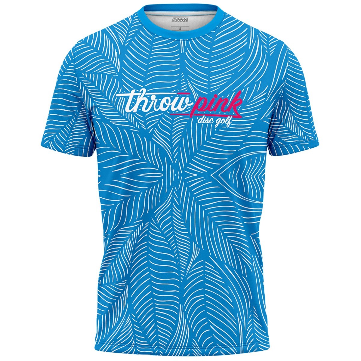 Throw Pink Floral Leaf Mens Jersey