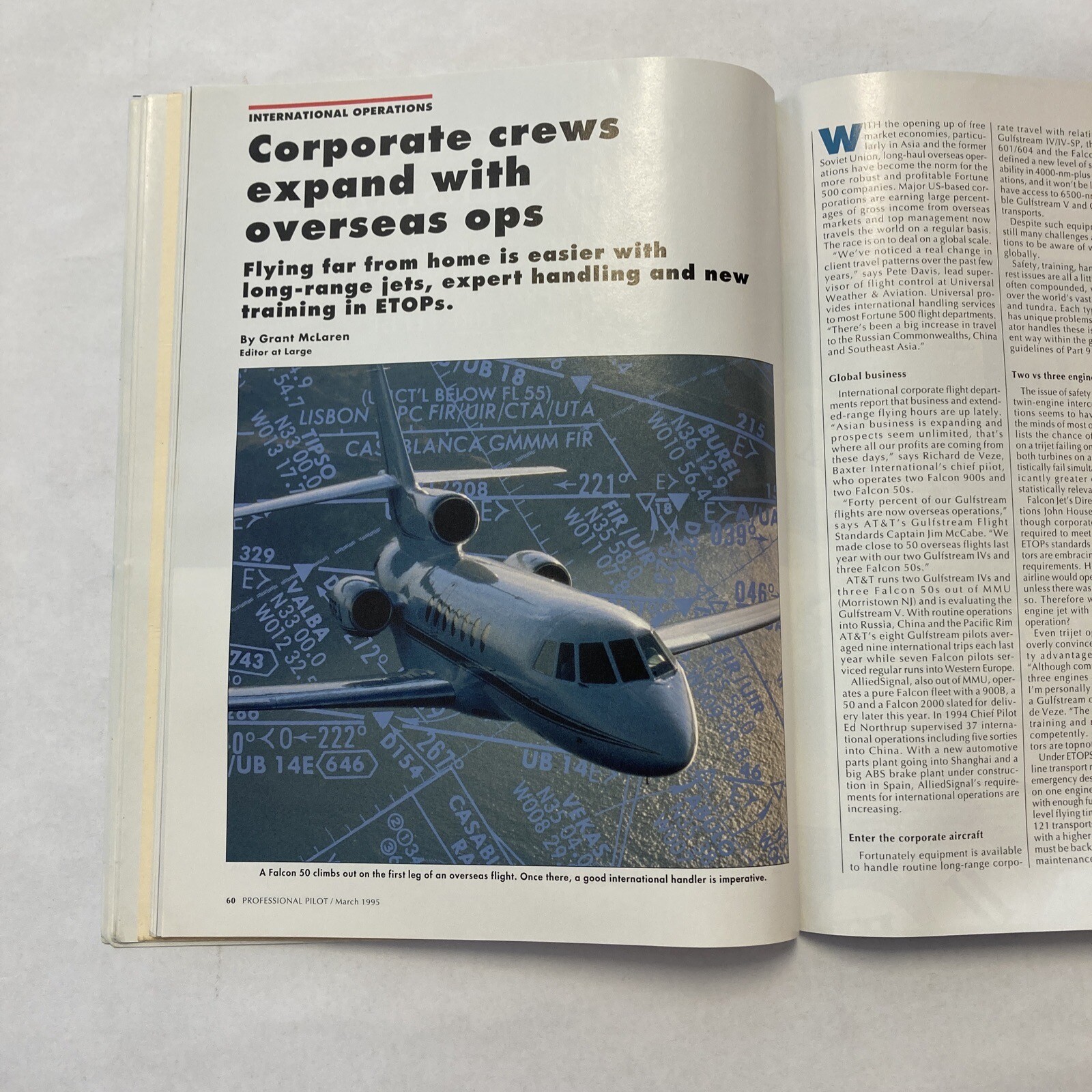Professional Pilot - March 1995 Issue