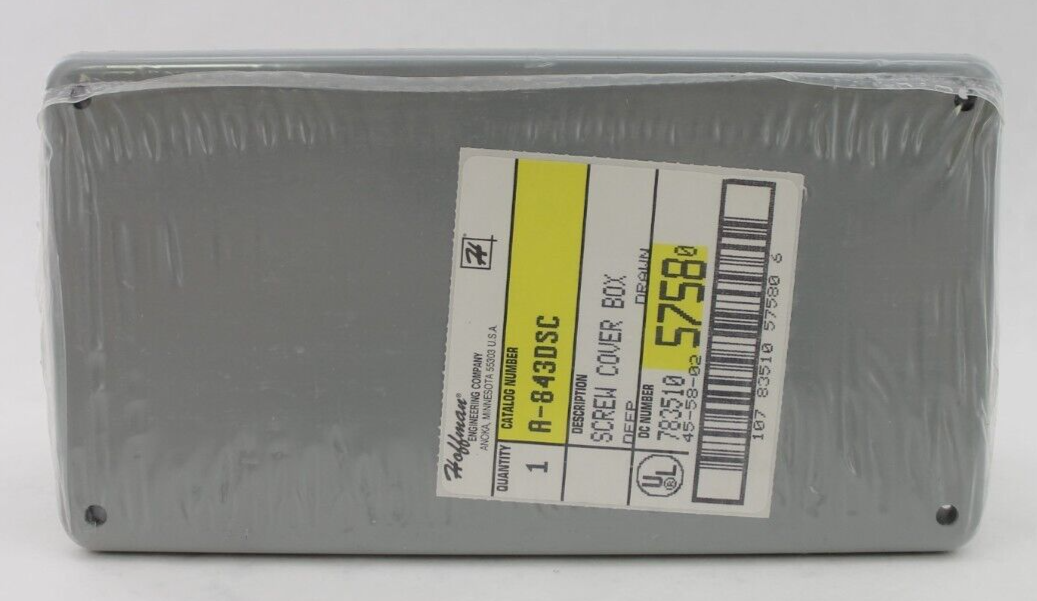 Hoffman A-843DSC Screw Cover Box