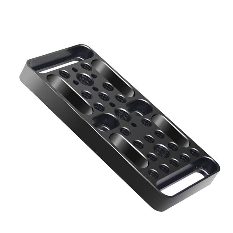 Cheese Plate Camera Mounting Plate with 1/4"& 3/8" Universal Positioning Hole...