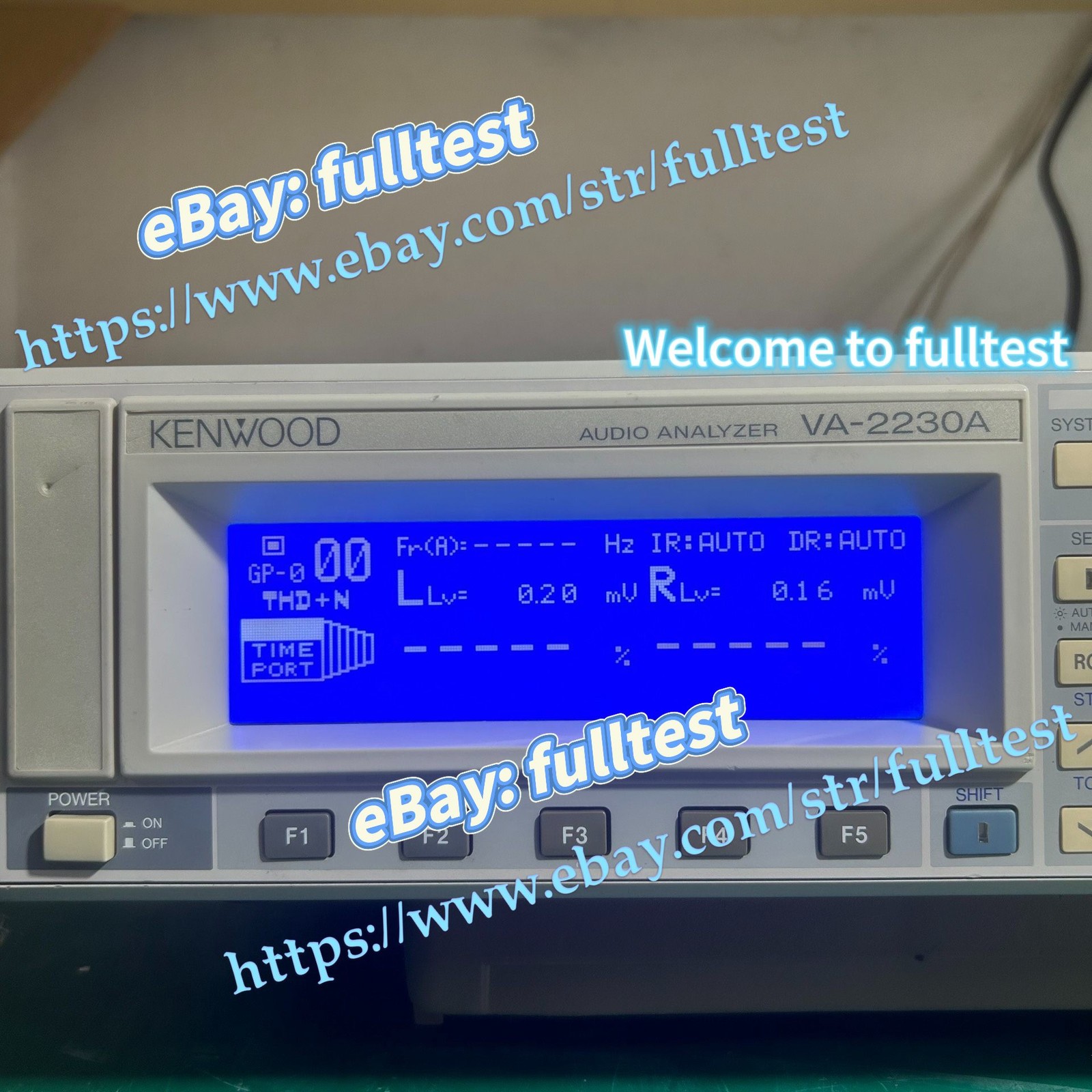 1PCS KENWOOD, VA-2230A Audio Analyzer-fulltest
