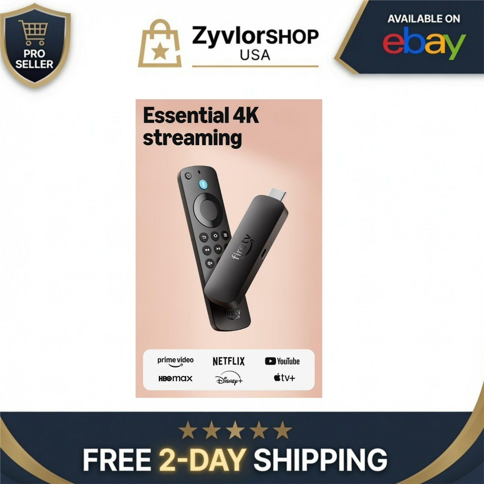 Amazon Fire TV Stick 4K - Streaming Device with Alexa - 2026 Model