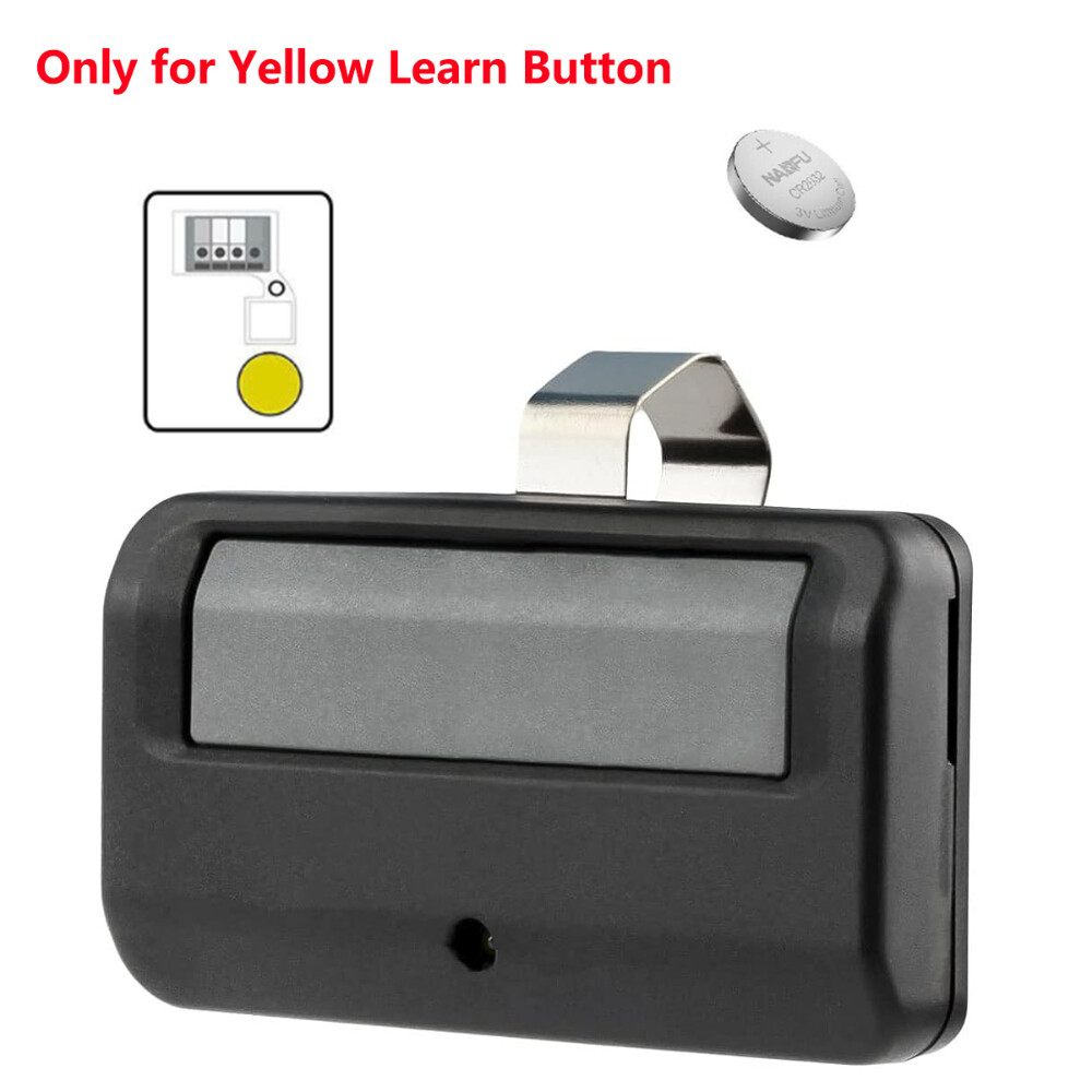 For Liftmaster Chamberlain Garage Door Opener Remote 891LM Yellow Learn Button/